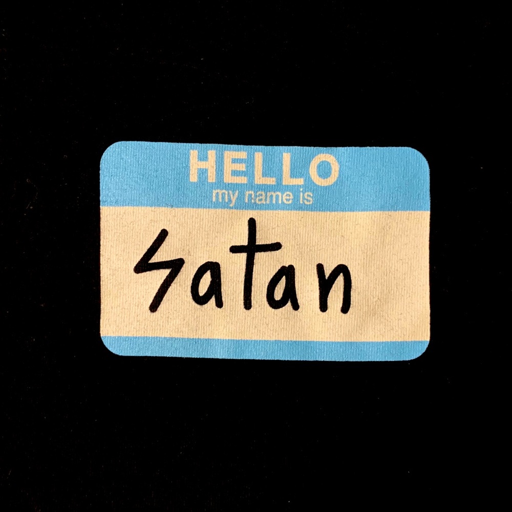 Fuct brand “HELLO My Name Is Satan” Men’s T-shirt